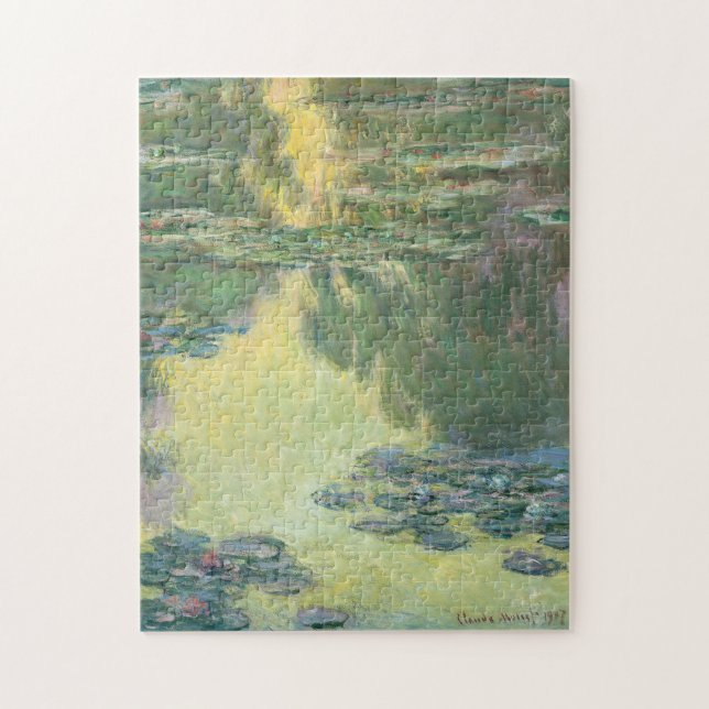 Quebra-cabeça Claude Monet Classic Painting, Waterlily (1907) (Vertical)