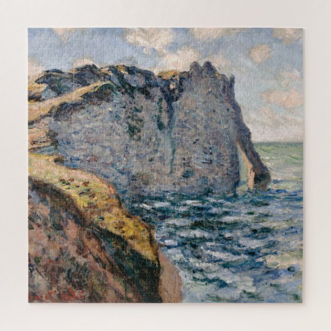 Quebra-cabeça Claude Monet é o Cliff de Aval Etretat (Vertical)