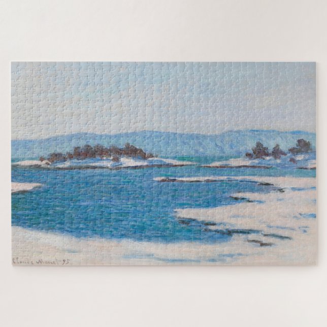 Quebra-cabeça Claude Monet Fiorde Norueguês (Horizontal)