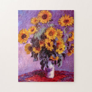 Quebra-cabeça Claude Monet:Girassóis