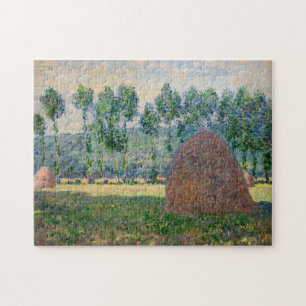 Quebra-cabeça Claude Monet - Haystacks perto de Giverny