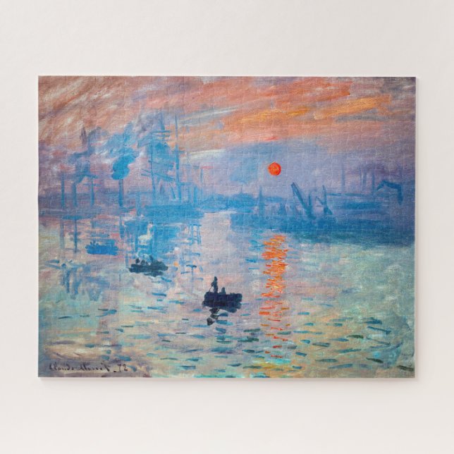 Quebra-cabeça Claude Monet - Impressão, Nascer do Sol (Horizontal)