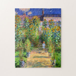 Quebra-cabeça Claude Monet: Jardim de Monet em Vétheuil