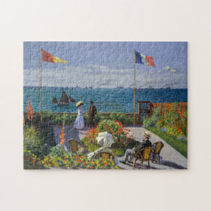 Quebra-cabeça Claude Monet - Jardim de Sainte-Adresse