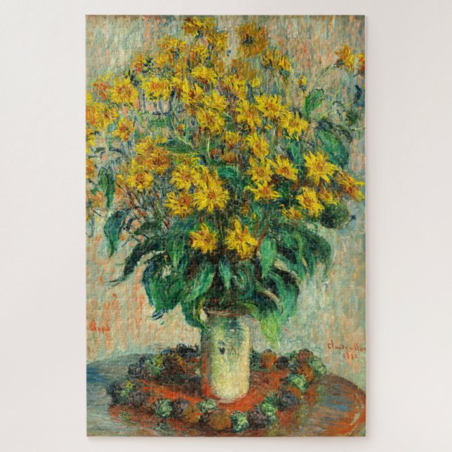 Quebra-cabeça Claude Monet - Jerusalem Artichoke Flowers (Vertical)