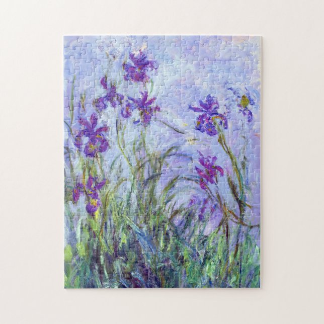 Quebra-cabeça Claude Monet - Lilac Irises / Iris Mauves (Vertical)