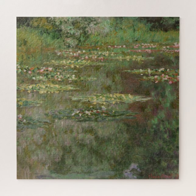 Quebra-cabeça Claude Monet | Líquidos de água ou Lily Pond  (Horizontal)