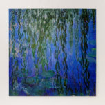 Quebra-cabeça Claude Monet - Lírios d'água com salgueiro chorand<br><div class="desc">Lírios d'água com galhos salgados chorões / Ninfheas avec rameaux de saule,  por Claude Monet,  em 1916-1919</div>