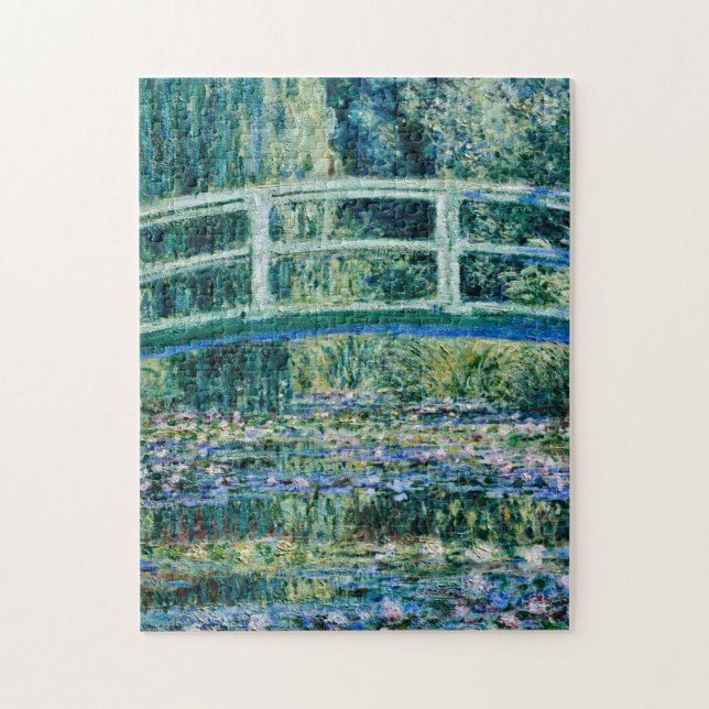 Quebra-cabeça Claude Monet - Lírios De Água E Ponte Japonesa (Vertical)