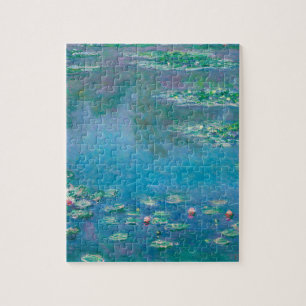 Quebra-cabeça Claude Monet. Lírios De Água. impressionismo franc