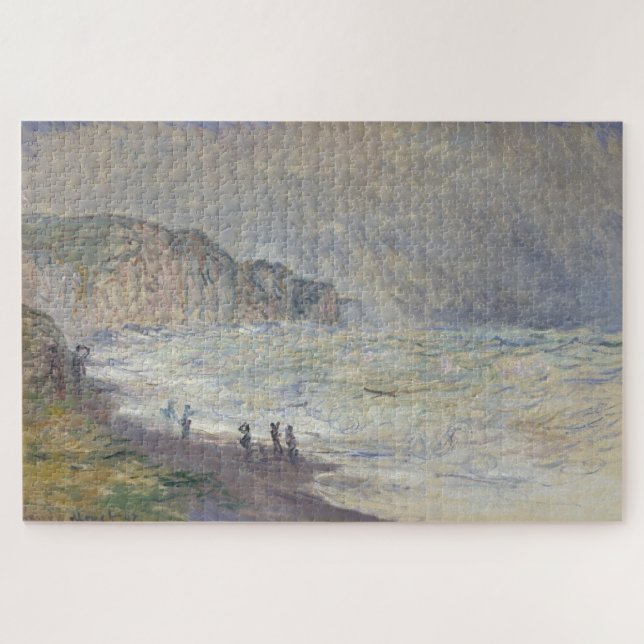 Quebra-cabeça Claude Monet Mar agitado em Pourville (Horizontal)