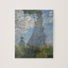 Quebra-cabeça Claude Monet Mulher com Parasol 1875