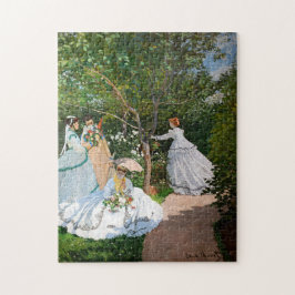 Quebra-cabeça Claude Monet - Mulheres no Jardim