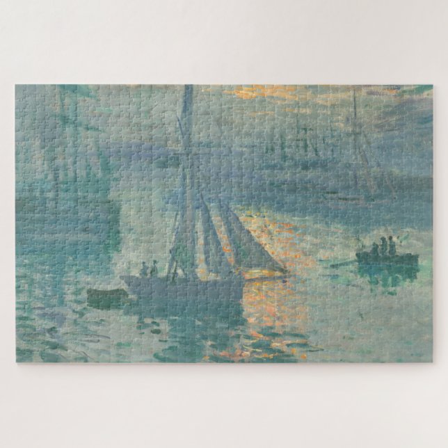 Quebra-cabeça Claude Monet - Nascer do Sol (Horizontal)