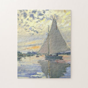 Quebra-cabeça Claude Monet - Navio De Navegação No Le Petit Ge
