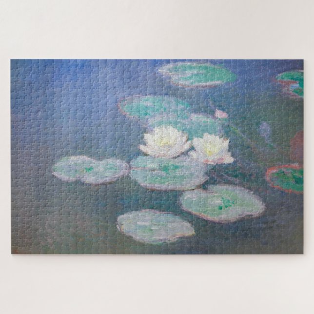 Quebra-cabeça Claude Monet - Nenúfares, Efeito da Noite (Horizontal)
