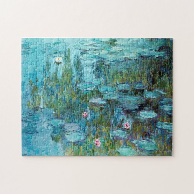  Quebra-cabeça Claude Monet Ninfheas Água Lírios  (Horizontal)
