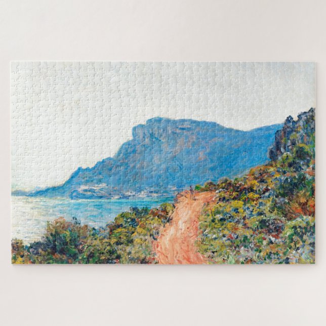 Quebra-cabeça Claude Monet O Corniche perto de Mônaco (Horizontal)