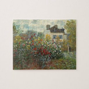 Quebra-cabeça Claude Monet o jardim do artista em Argenteuil