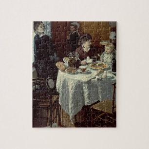 Quebra-cabeça Claude Monet   o pequeno almoço