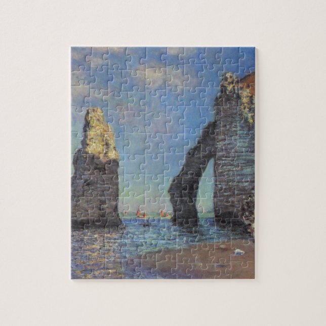 Quebra-cabeça Claude Monet os penhascos em presentes do destino  (Vertical)