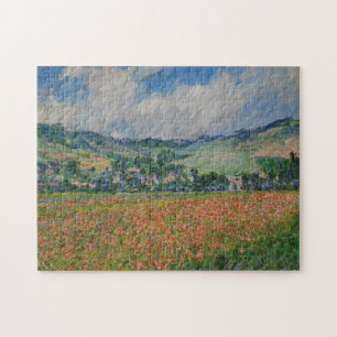Quebra-cabeça Claude Monet Painting, Poppy Field em Giverny