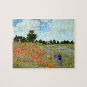 Quebra-cabeça Claude Monet - papoilas
