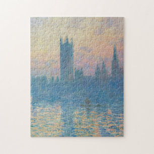 Quebra-cabeça Claude Monet Parlamento Europeu Sunset