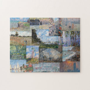 Quebra-cabeça Claude Monet - Patchwork de obras de arte