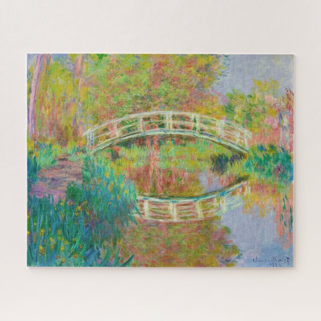 Quebra-cabeça Claude Monet - Ponte Japonesa, Giverny (Horizontal)