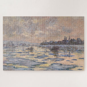 Quebra-cabeça Claude Monet – Quebra do Gelo no Sena 1880