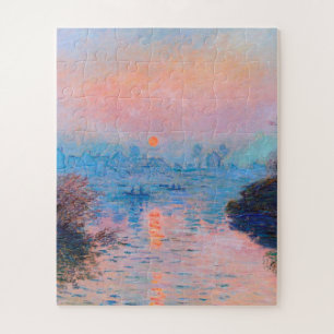 Quebra-cabeça Claude Monet - Sunset On The Seine