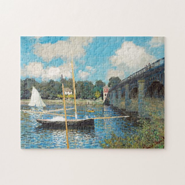 Quebra-cabeça Claude Monet The Bridge at Argenteuil (1874) (Horizontal)