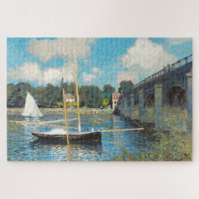 Quebra-cabeça Claude Monet The Bridge at Argenteuil (1874) (Horizontal)