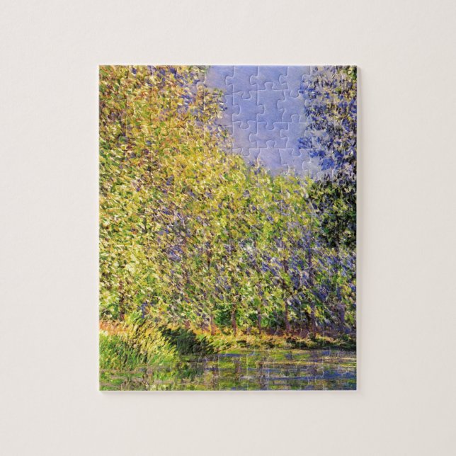 Quebra-cabeça Claude Monet uma curvatura do Epte (Vertical)