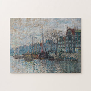 Quebra-cabeça Claude Monet - Vista de Amesterdã