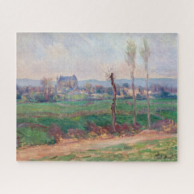 Quebra-cabeça Claude Monet - Vista de Vernon (Horizontal)