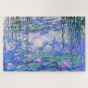Quebra-cabeça Claude Monet Water Libera A Arte Impressionante Fr