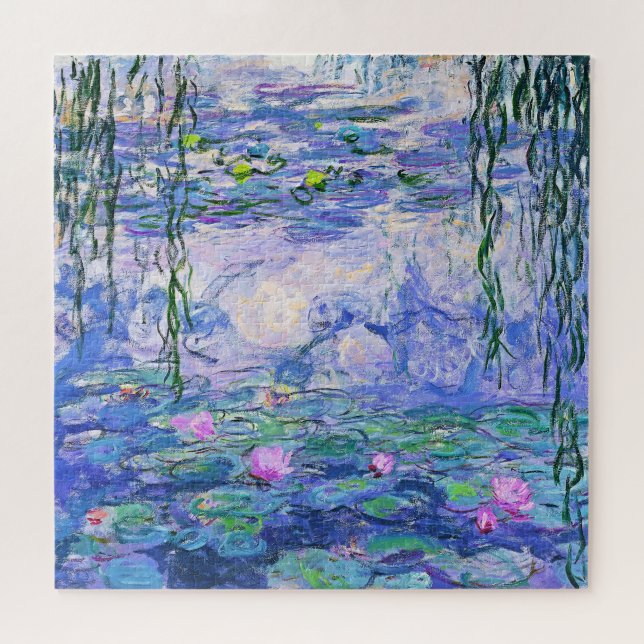 Quebra-cabeça Claude Monet Water Libera A Arte Impressionante Fr (Horizontal)