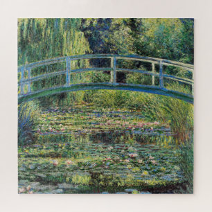Quebra-cabeça Claude Monet - Water Lily Pond & Japanesese Bridge