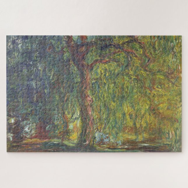 Quebra-cabeça Claude Monet Weeping Willow 1918–19 (Horizontal)