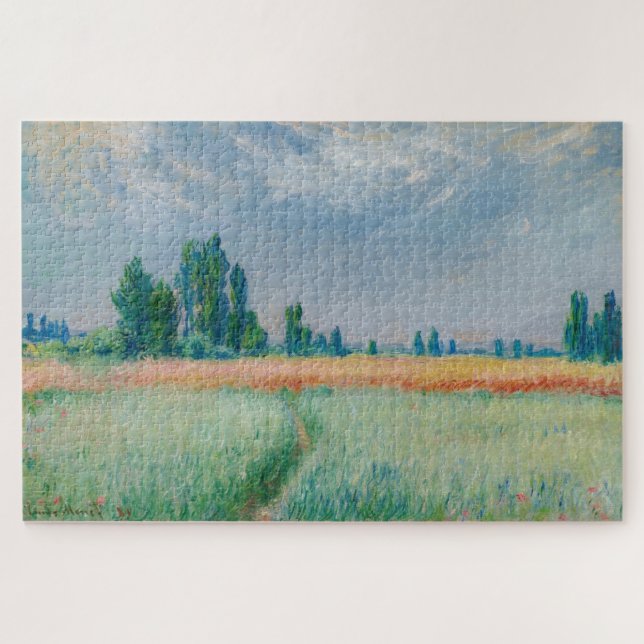 Quebra-cabeça Claude Monet Wheat Field Puzzle (Horizontal)
