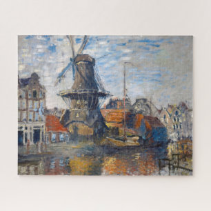 Quebra-cabeça Claude Monet - Windmill, Amesterdã