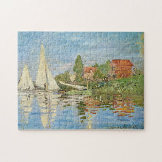 Quebra-cabeça Claude Monet's Regattas na Argentina (1872)