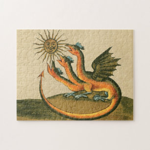 Quebra-cabeça Clavis Artis Alchemy Drgones