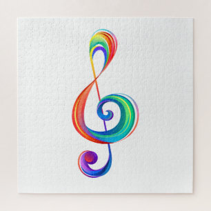 Quebra-cabeça Clef (trecho de arco-íris)