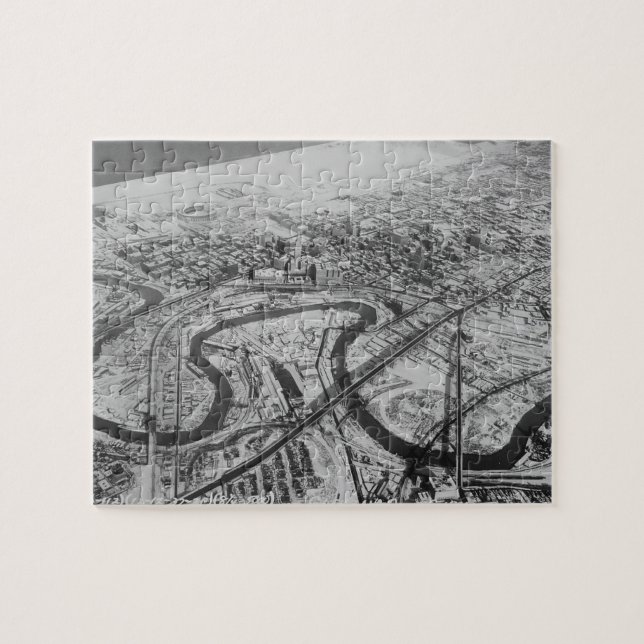 Quebra-cabeça Cleveland do centro em 1937 (Horizontal)