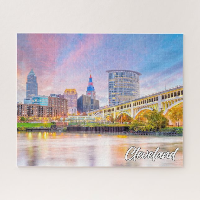Quebra-cabeça Cleveland, Ohio, EUA (Horizontal)