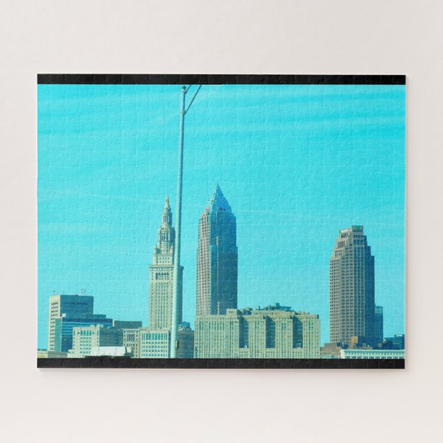 QUEBRA-CABEÇA CLEVELAND OHIO SKYLINE (Horizontal)