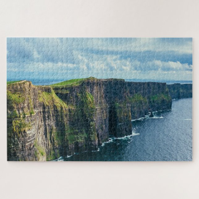 Quebra-cabeça Cliff é de Moher Ireland. (Horizontal)